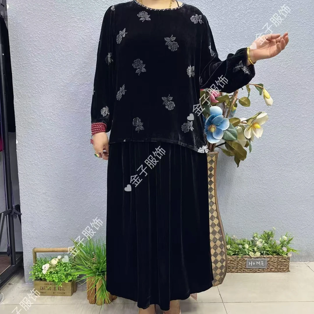 P5-10158+9757款桑蚕丝植绒短衫上衣