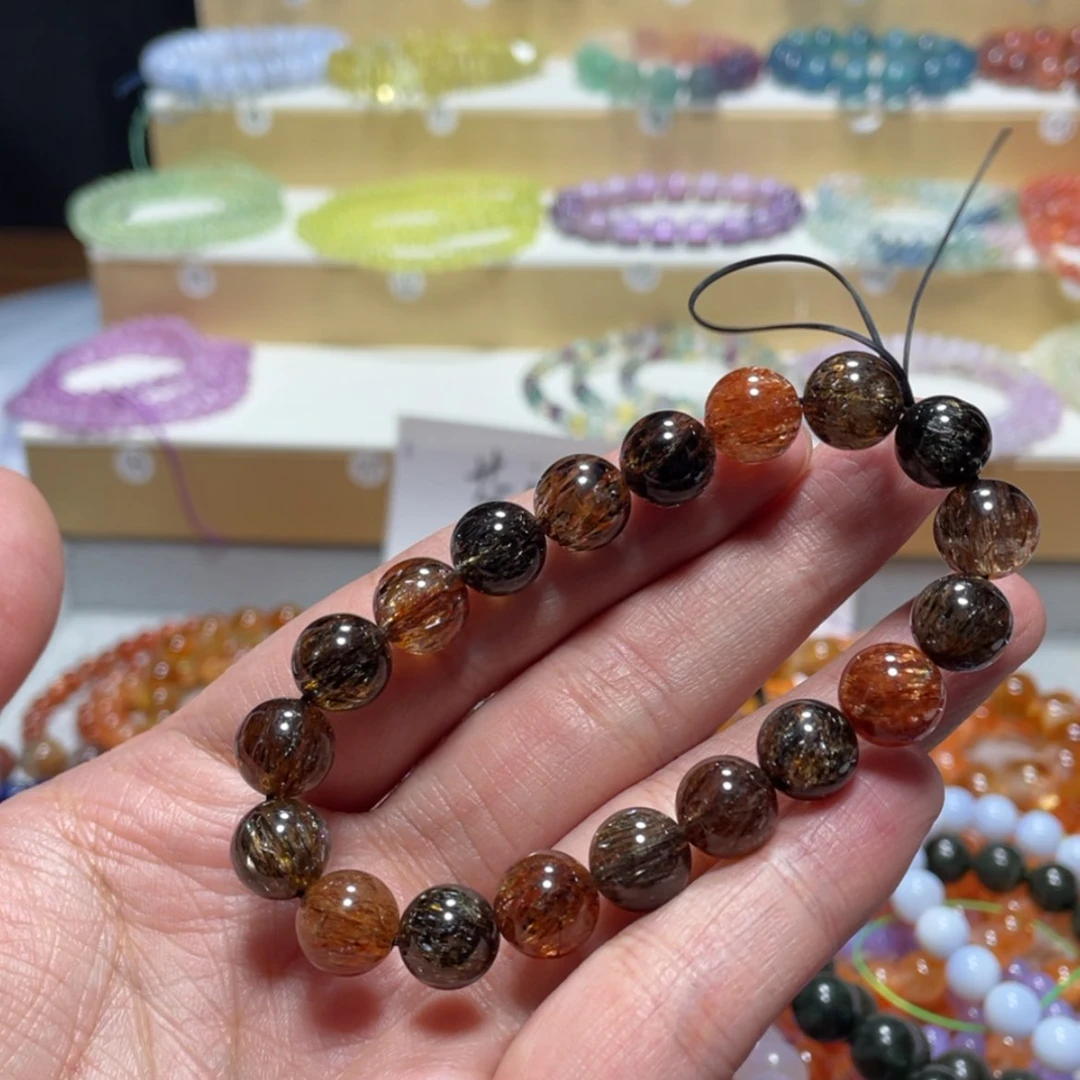 【闪购商品】水晶手串银S800镀金镶嵌K*K