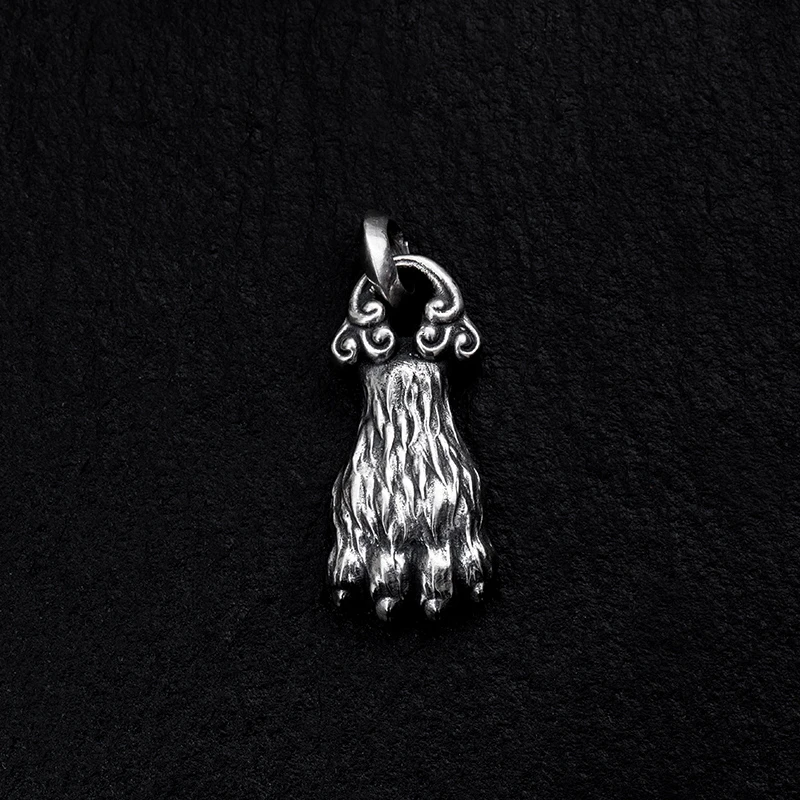 吊坠925银 灵作标猫爪吊坠 0205