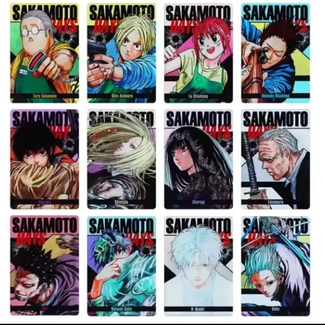 【坂本日常】js原画数据卡 /食玩/日历