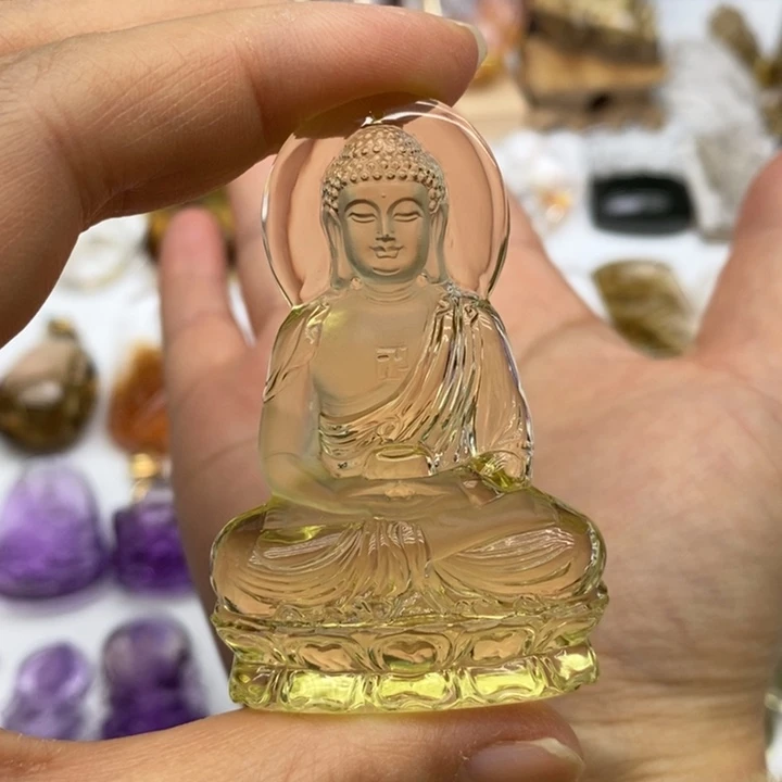 水晶颈饰未镶嵌烹*宴定制