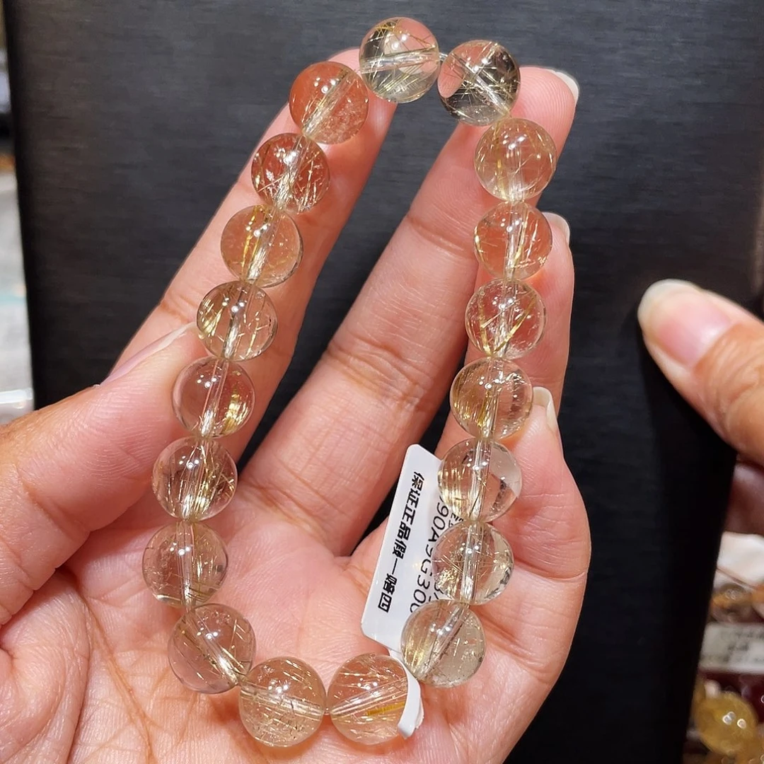 手串水晶未镶嵌金发10m