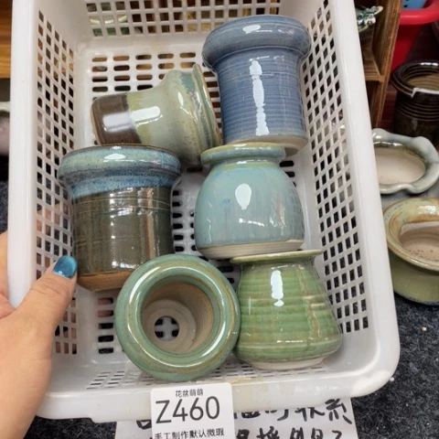 紫砂花盆微瑕460口4厘米左右