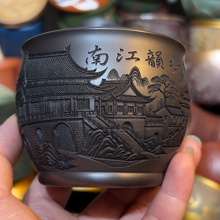 茶杯紫砂宜兴紫砂主人杯