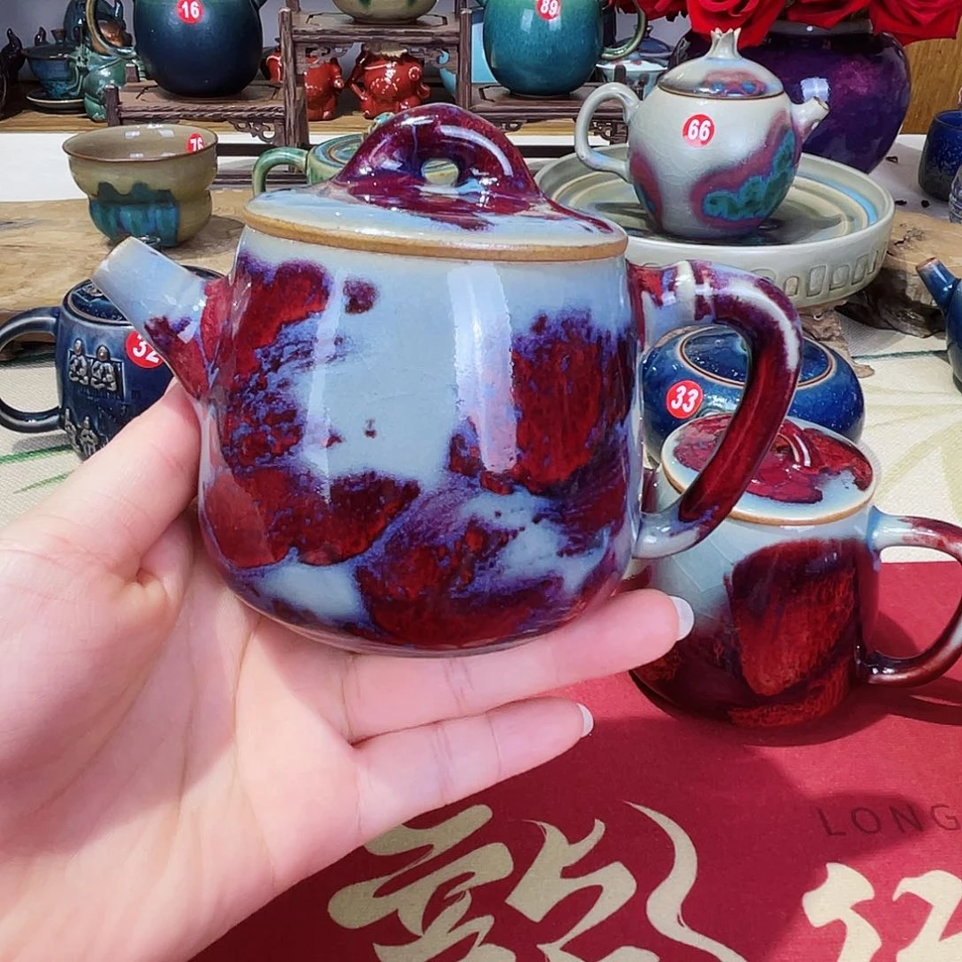 壶禹州钧瓷艺术作品