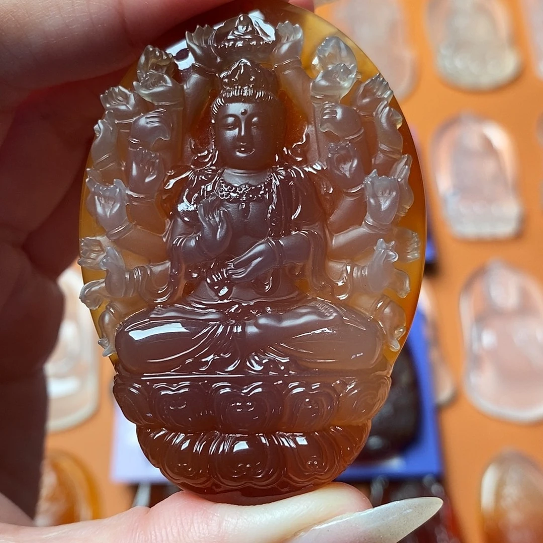 龖***生未镶嵌颈饰玛瑙/玉髓