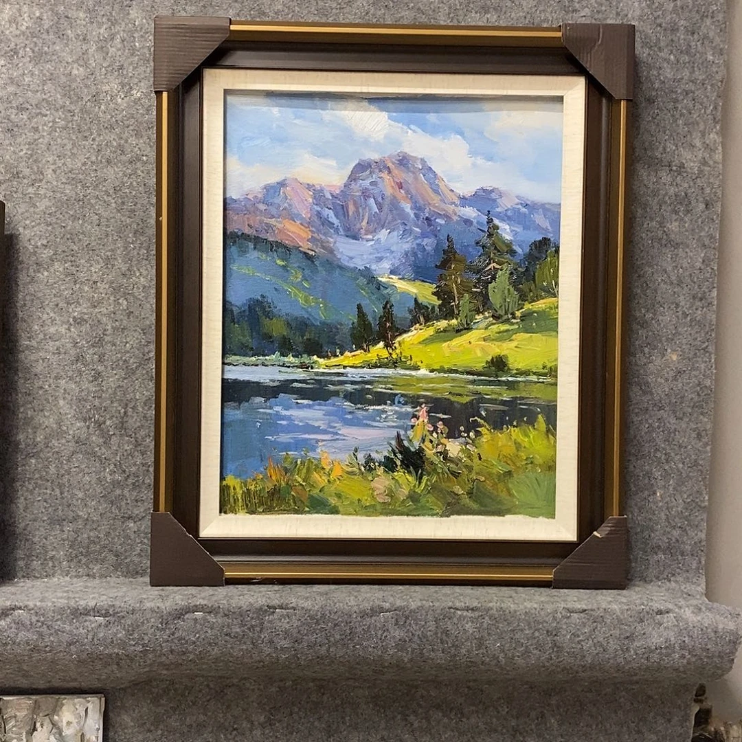 油画带外框画芯尺寸40x50cm
