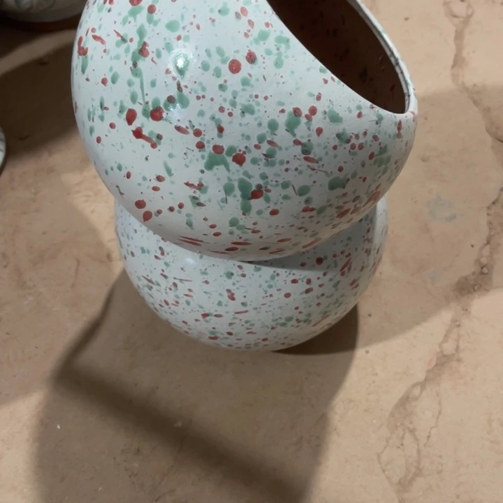 紫砂花盆口径14高度16两只正品