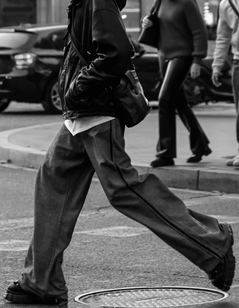 【PB817】春季户外山系机能风女款伞兵工装裤阔腿裤直筒休闲裤