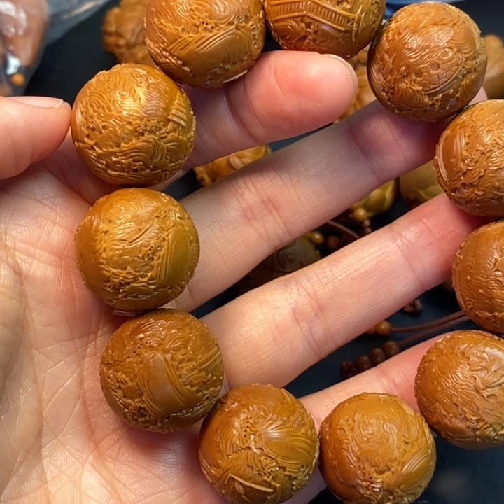 橄榄核摆件风*风景手串