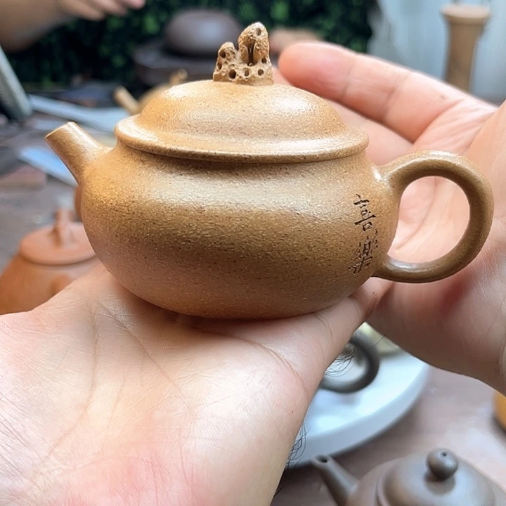 惜***墨茶壶紫砂原矿紫砂手工制作