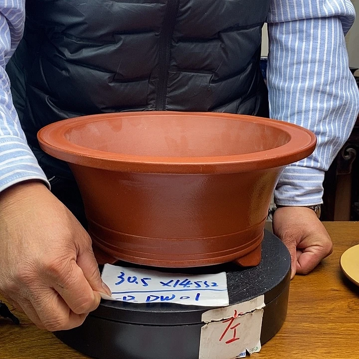 紫砂花盆货号一只DW01