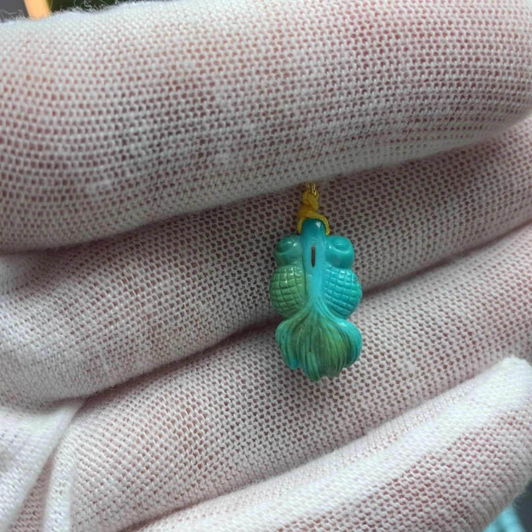 绿松石挂件未镶嵌