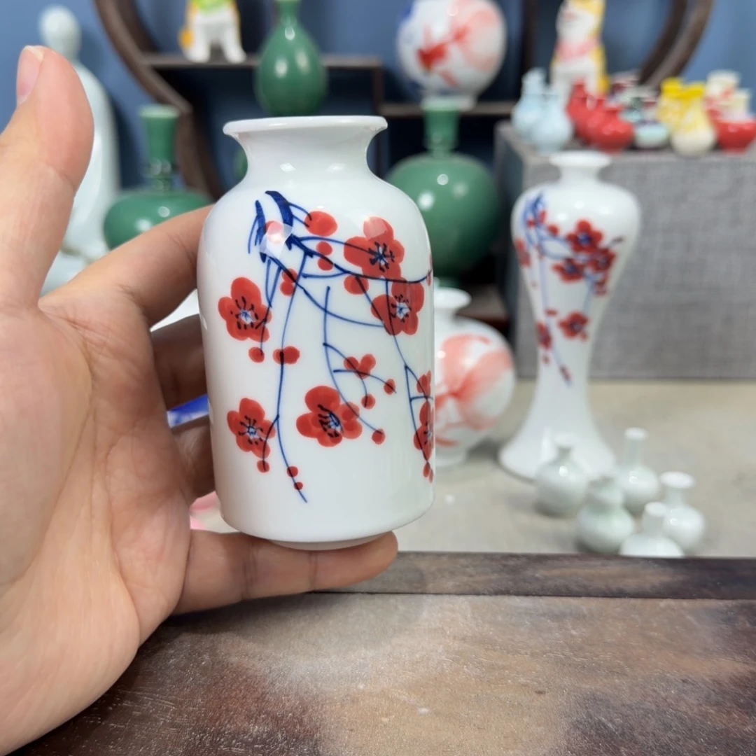 陶瓷手工小花器摆件