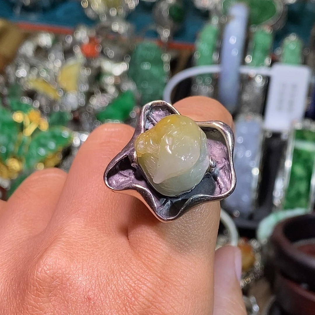 无非金属戒指炸炸炸