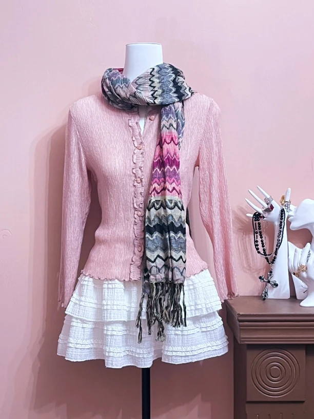 古着显瘦裙子长裙收腰气质