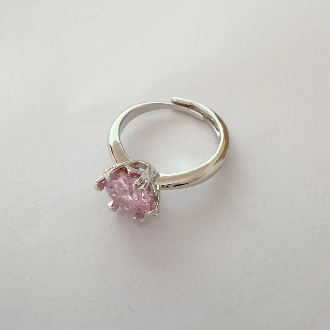 臻选戒指 经典百搭设计粉色戒指XB50