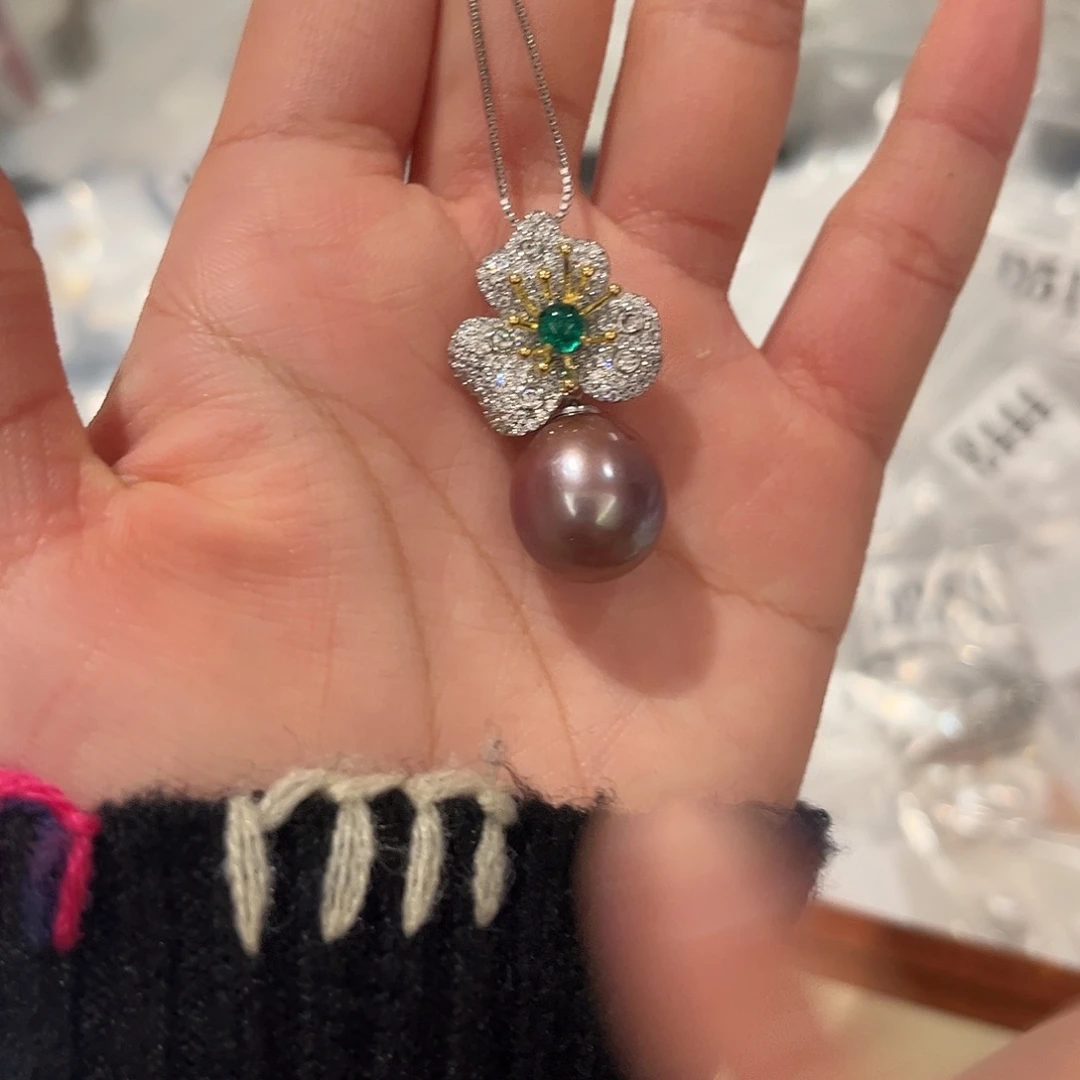 淡水珍珠颈饰合金