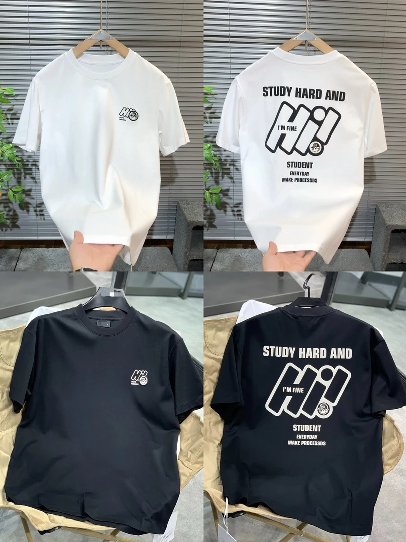 HP潮流夏季男装休闲T恤夏季新款短袖上衣6392