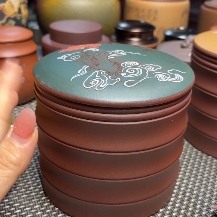 紫砂茶叶罐中高端紫砂茶叶罐