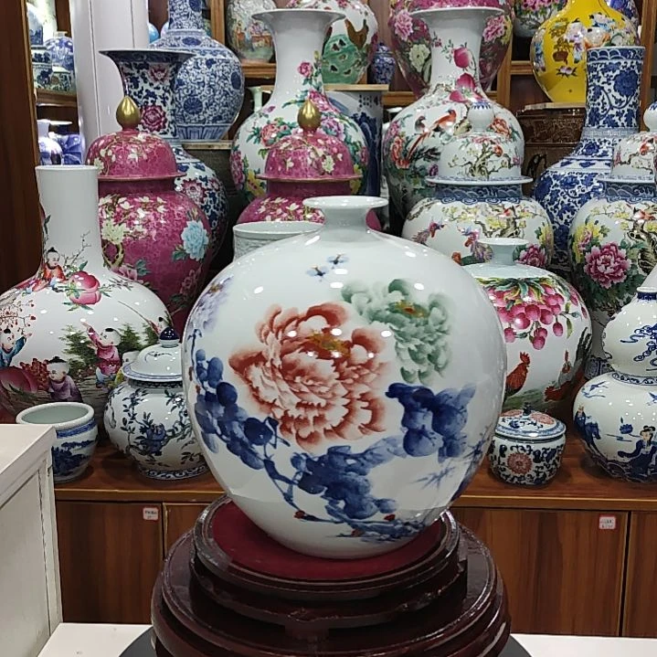 瓷片景德镇陶瓷花瓶子