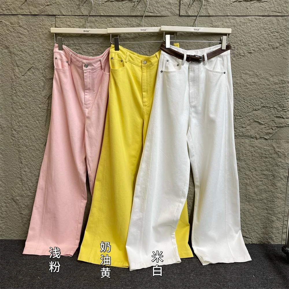 杨杨 复古简约显瘦长裤H80064/H80065