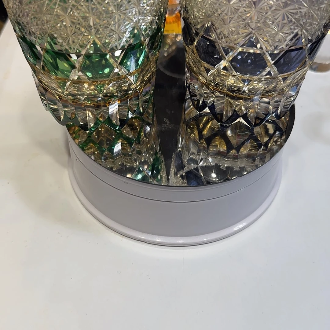 水晶玻璃无盖款挽**哖