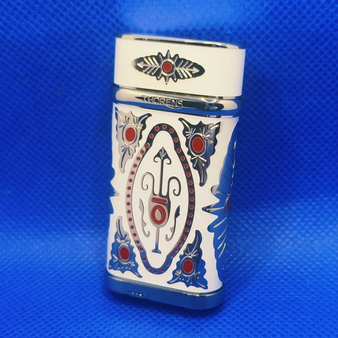 瑞士品牌THORENS探索时尚便携个性斜火气体烟斗专用打火机