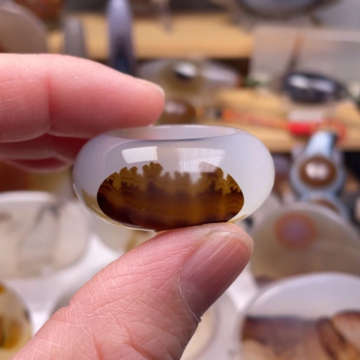 玛瑙/玉髓未镶嵌吊坠(不含链)