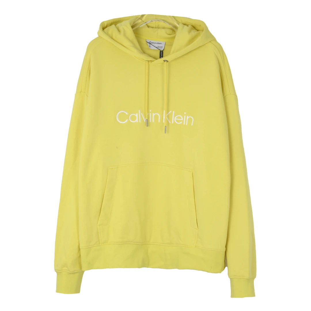 Calvin Klein/卡尔文·克雷恩中性字母刺绣宽松连帽卫衣SP40568049