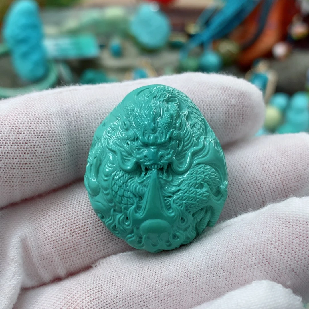 绿松石珠宝奇石未镶嵌