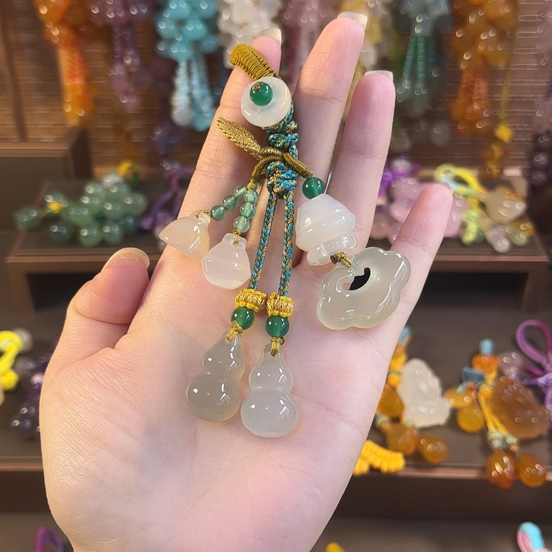 玛瑙/玉髓未镶嵌车挂