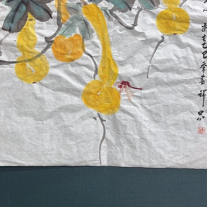 国画盛祥昆手绘作品