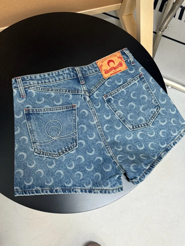 【lunan】满印月亮阔腿短裤