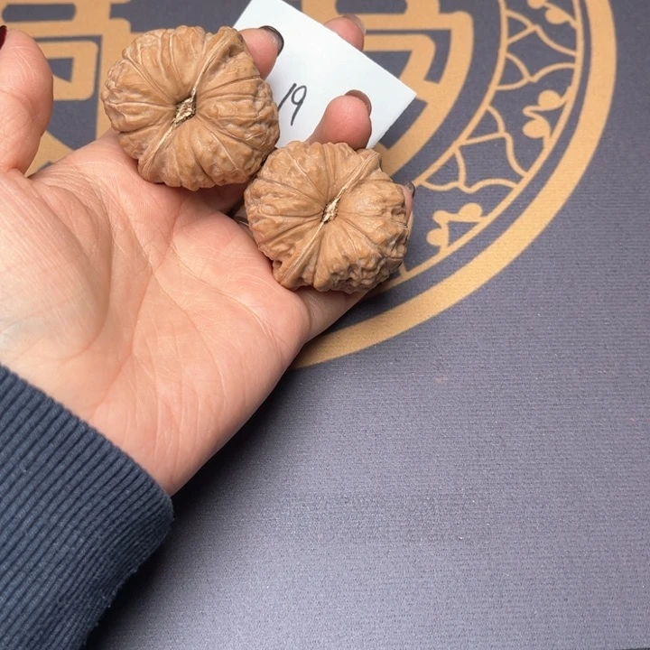 文玩核桃把件41南瓜墩