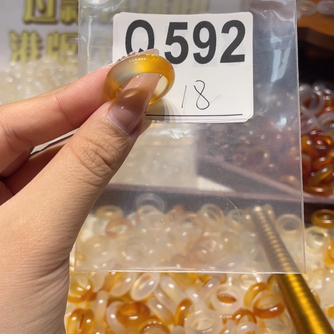 未镶嵌戒指玛瑙/玉髓592