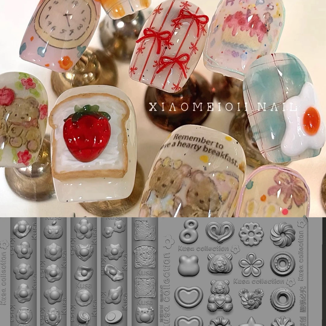 Kusacollection原创模具可爱曲奇煎蛋模具