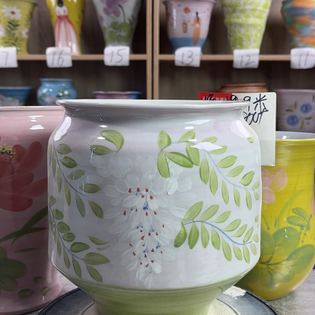 景德镇陶瓷花盆花盆