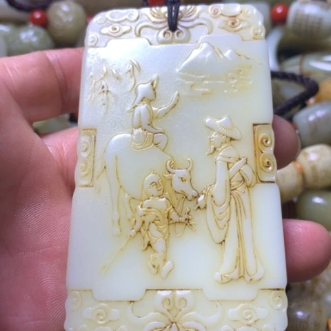 未镶嵌和田玉挂件小*
