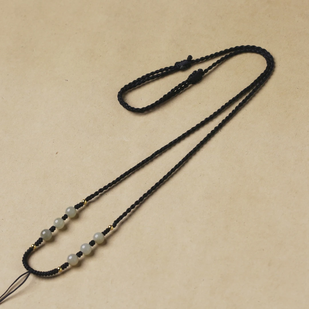 挂链新鲜出炉链子绳链和田玉绳编织精美绳子105