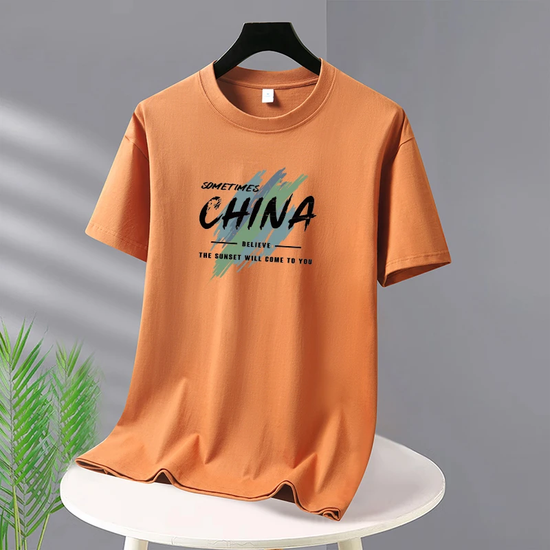 夏季新款 纯棉男士短袖T恤 100棉7A抗菌学生男女同款半袖打底衫