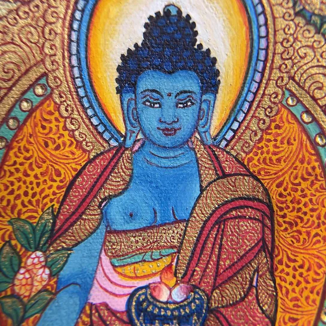 吊坠顿*1热贡唐卡艺术非遗文化