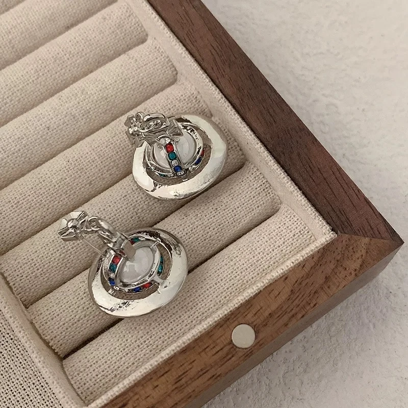 铜合金耳饰 星球重工耳钉3041