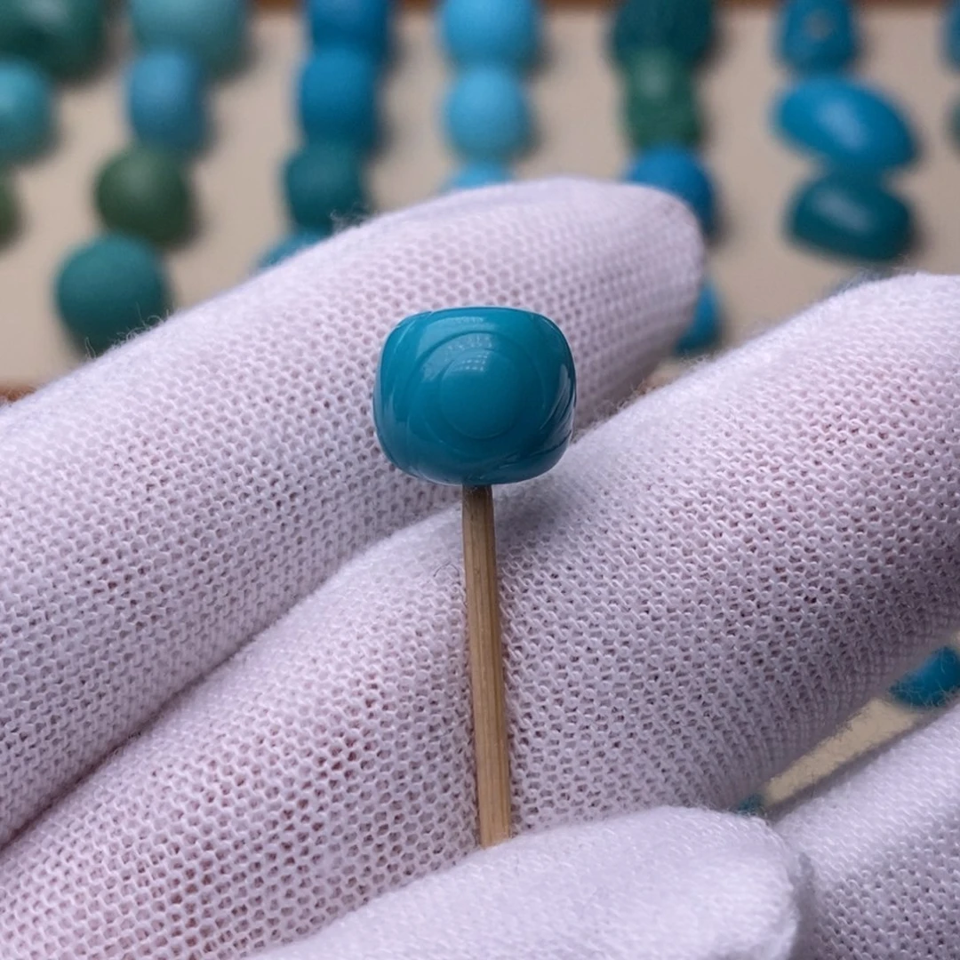 绿松石未镶嵌绿松石博古10.1