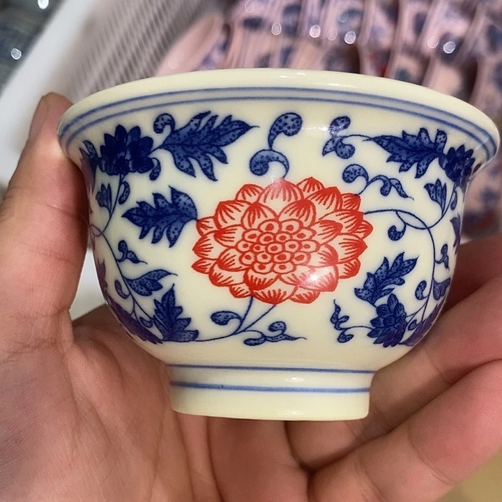 摆件景德镇陶瓷主人杯13445