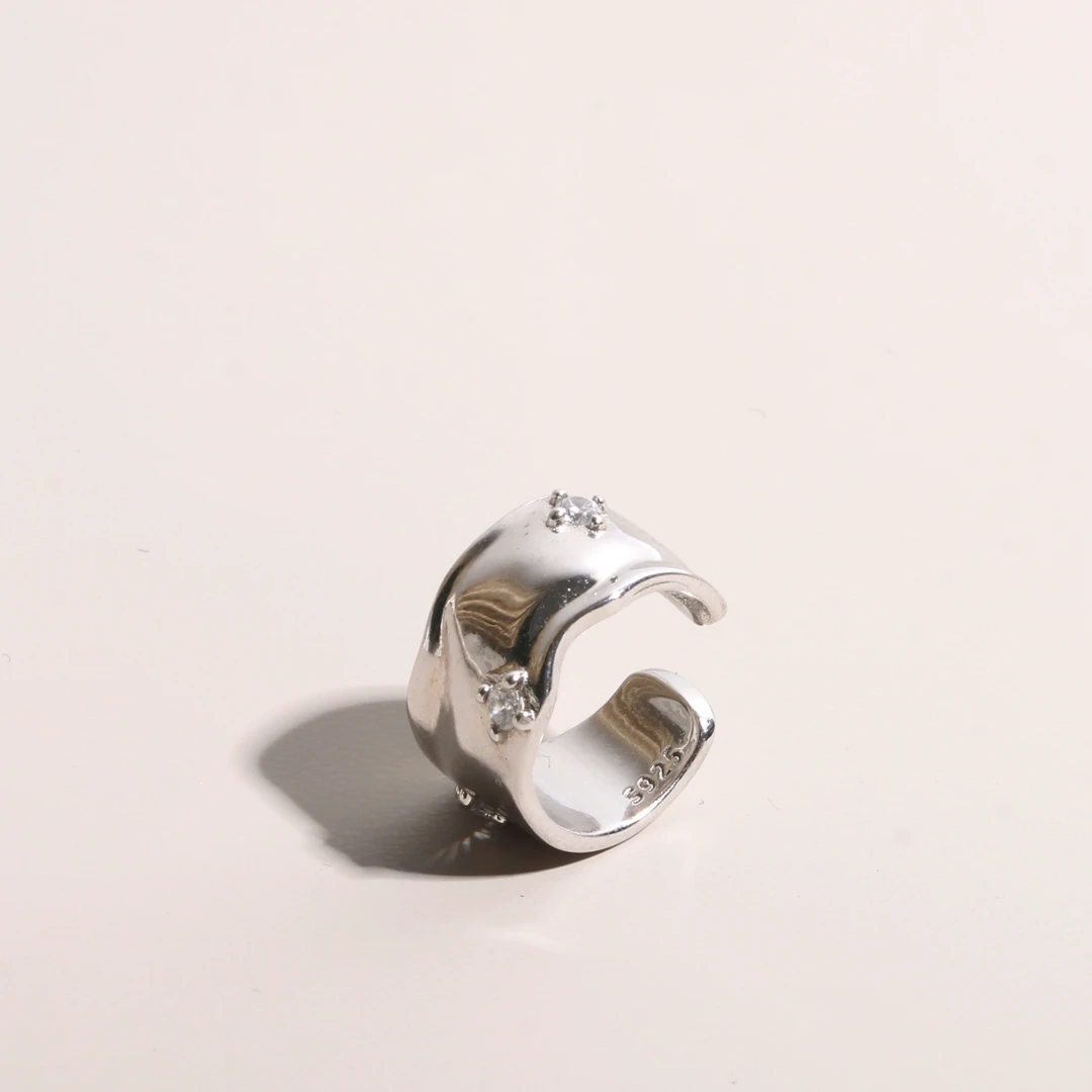 925银耳饰 925纯银耳饰 无耳洞耳骨夹