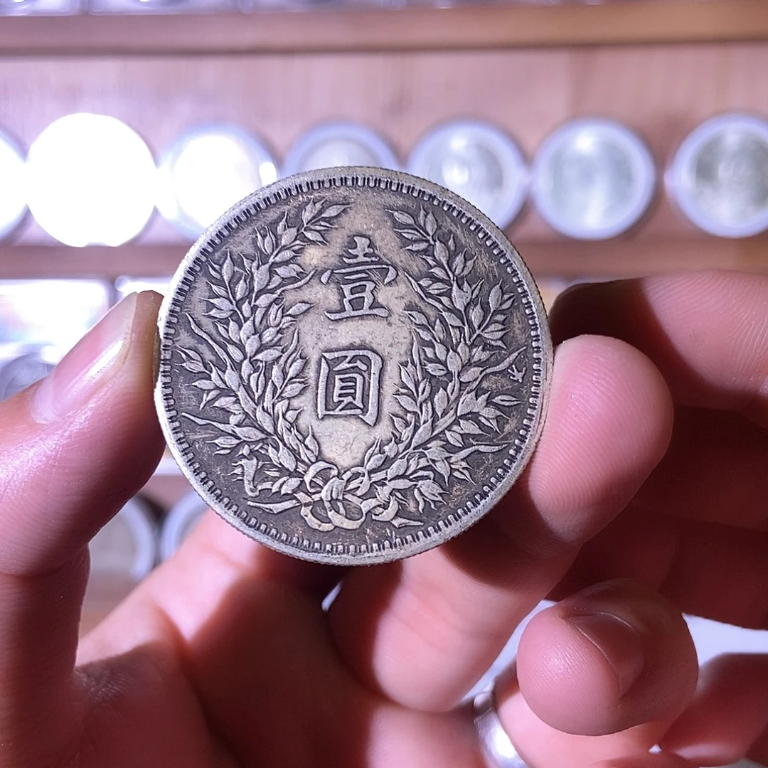 复古 精美龙洋可吹响可翻面工艺品摆件