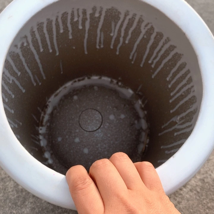 花盆陶瓷一物一拍。微瑕