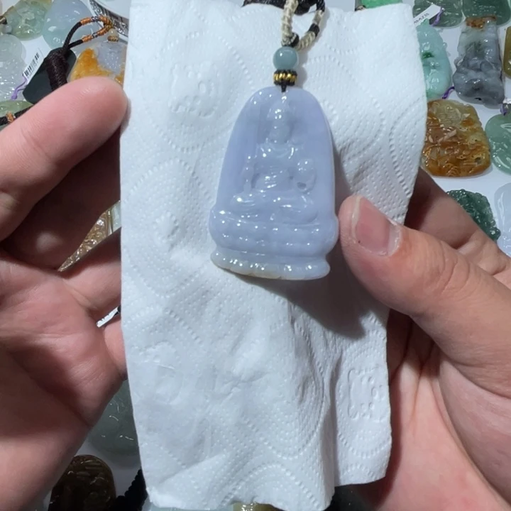 翡翠项链未镶嵌天然