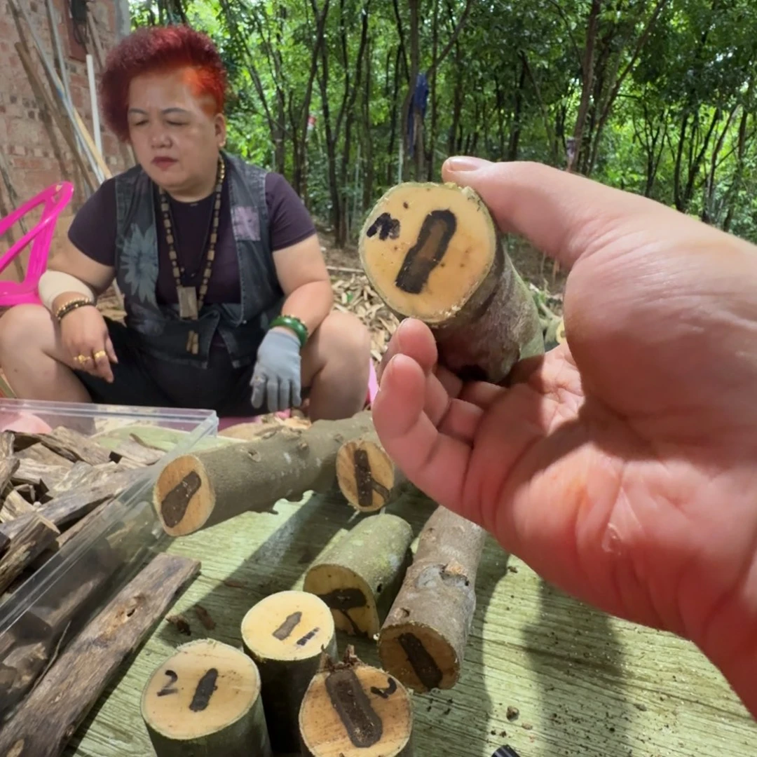 叶***叶线香奇楠沉香原木